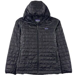 Patagonia Nano Puff Insulated Hoody Women’s XXL Black 84227 Quilted Gorpcore